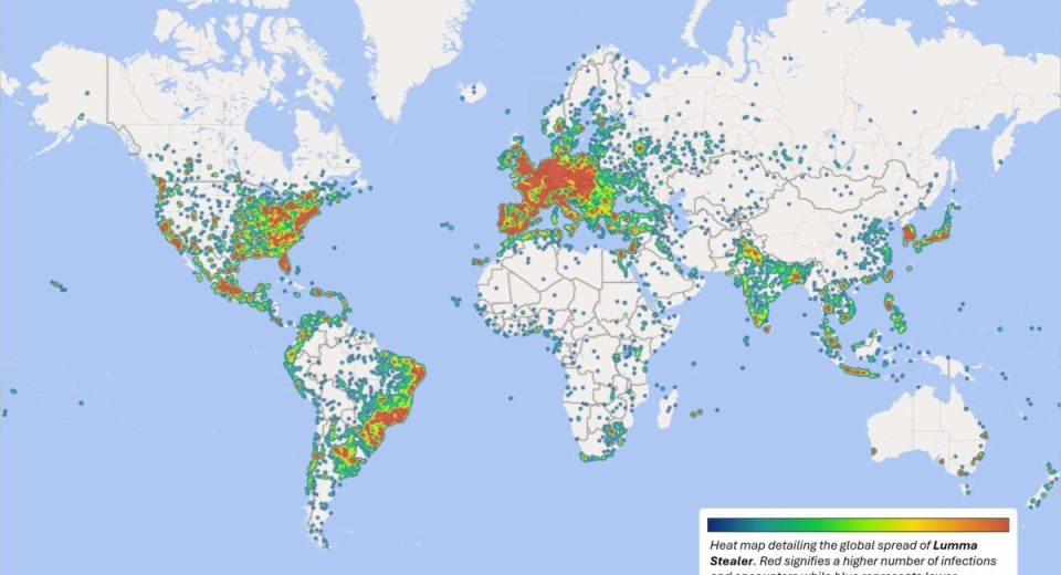A Microsoft diz que o malware da luminária Lumma foi encontrado em 394.000 PCs Windows