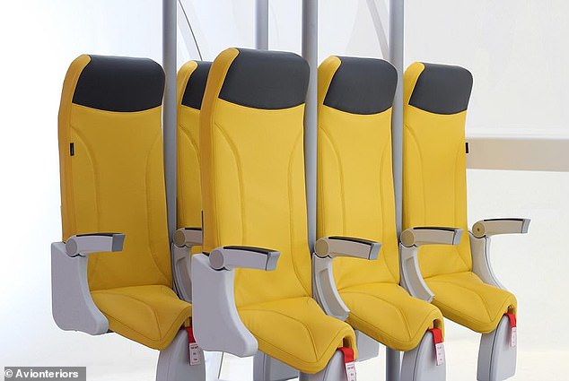 O designer por trás dos “assentos em pé” na aeronave revela como eles são confortáveis ​​- mas admitindo que o “conceito” é improvável