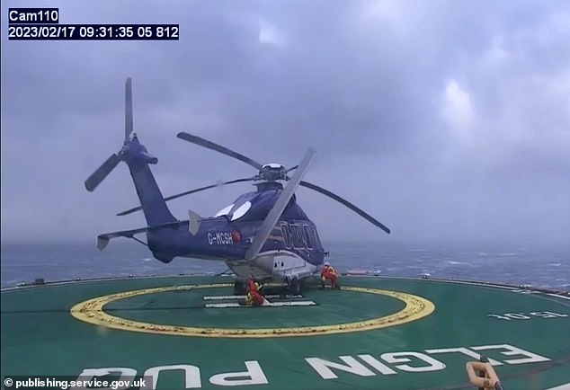 Blade de helicóptero acabou de perder um trabalhador de petróleo após quebrado durante o vento alto, detecta a investigação de acidentes aéreos
