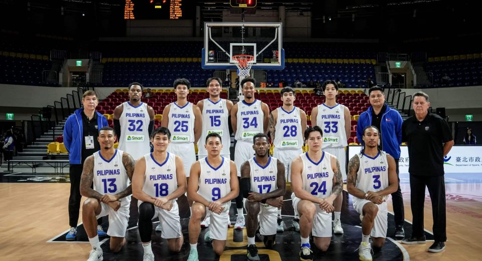 Gilas Pilipinas para abrir a China Taipei contra a campanha da FIBA ​​Asian Cup