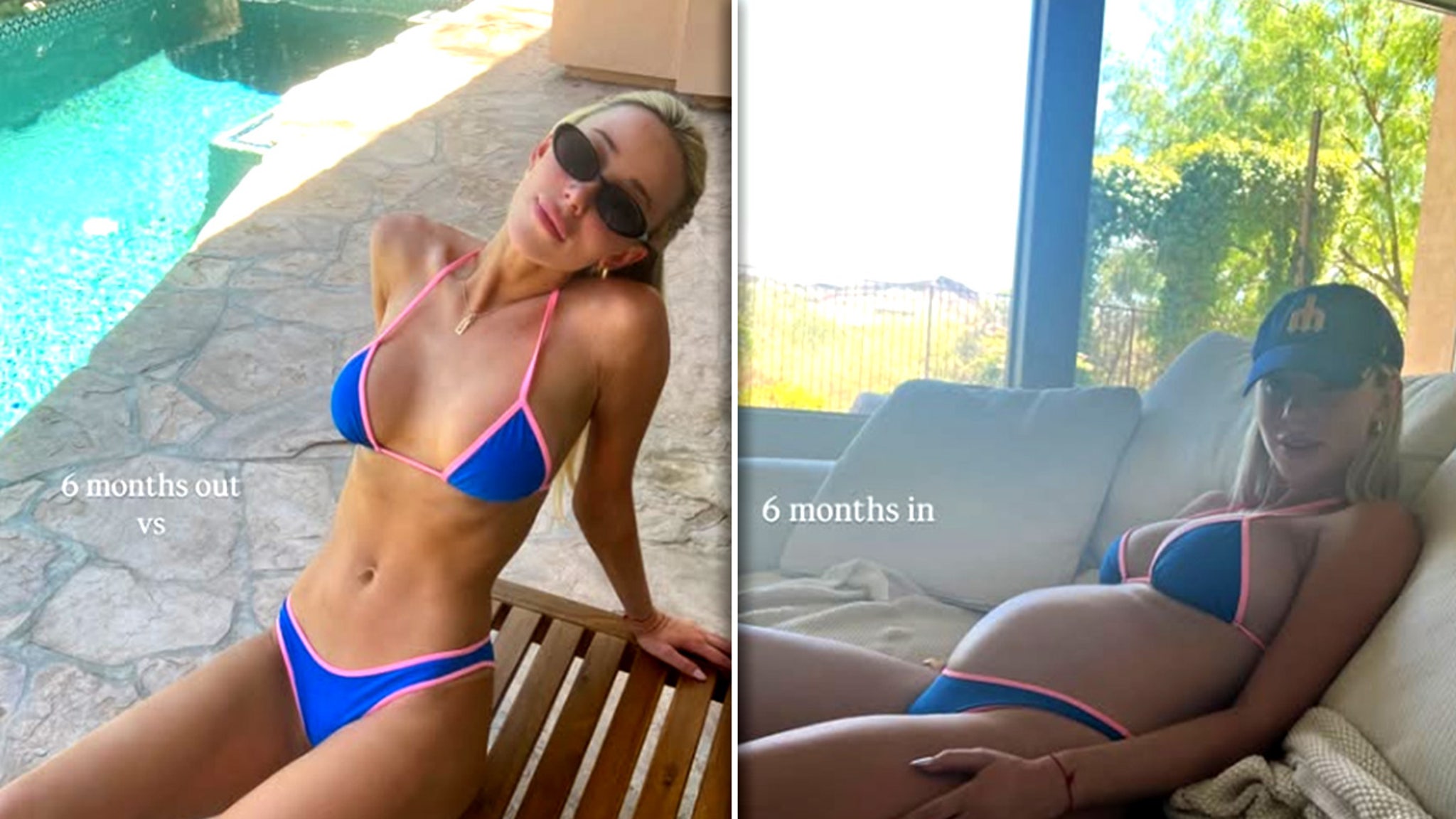 Hayden Hopkins Baygan chamando seu biquíni Monsons e atirando em Baby V / Jay Gallon