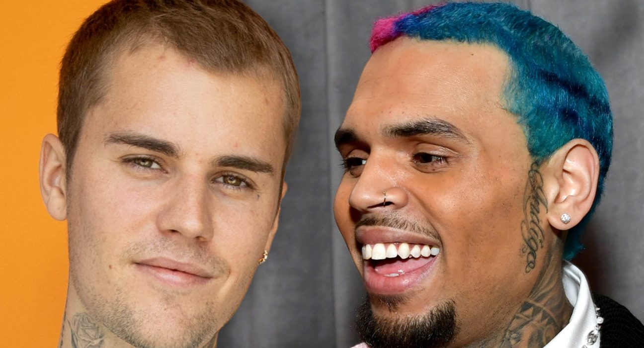 Justin Bieber receberá as prisões de Chris Brown após a liberação do Reino Unido
