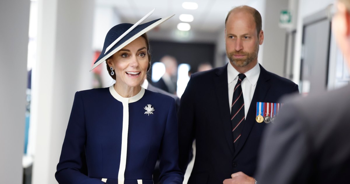 O príncipe William reage a ser chamado de ‘bonito’ como sua esposa Kate Middleton