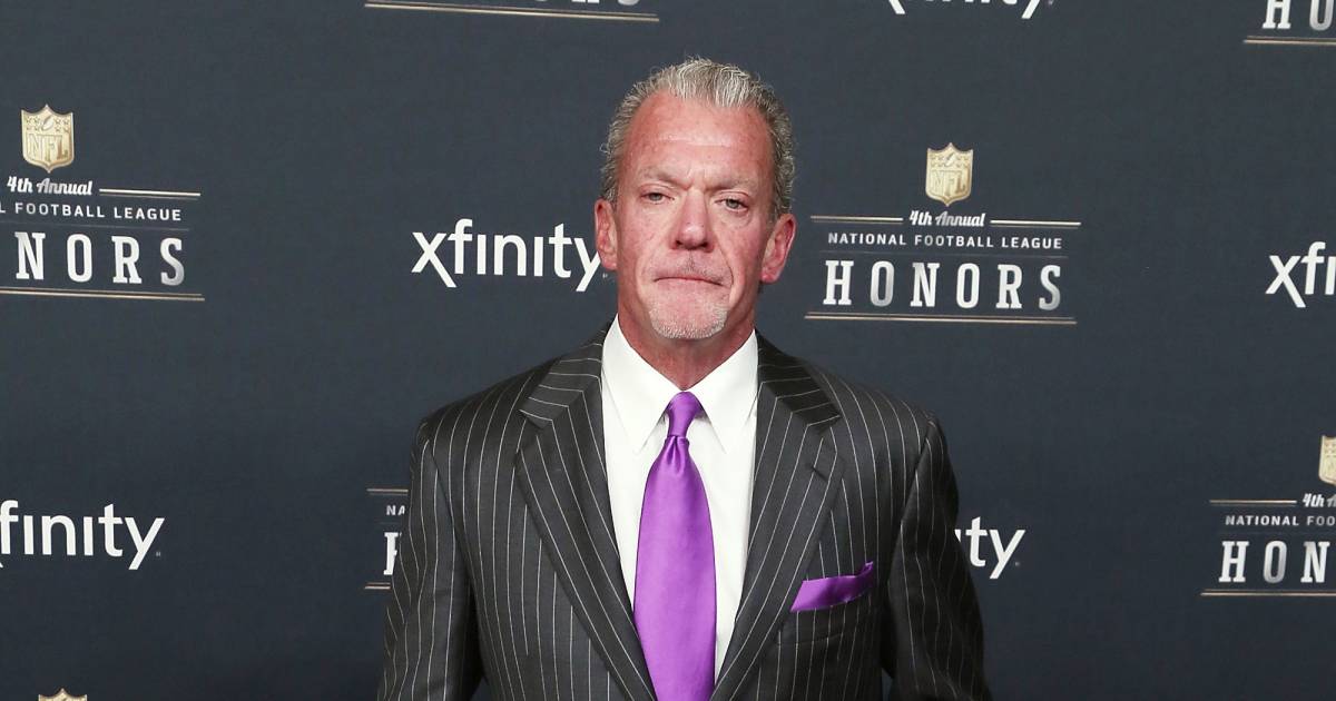O proprietário de Indianapolis Colts, Jim Irsay, morto aos 65 anos