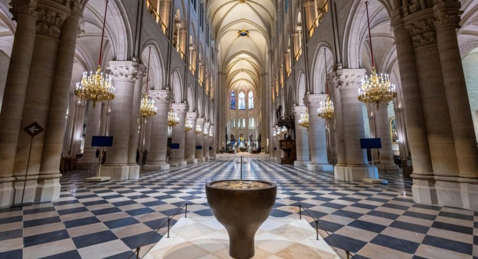 O que é agora na Catedral de Notre-Dame de Paris