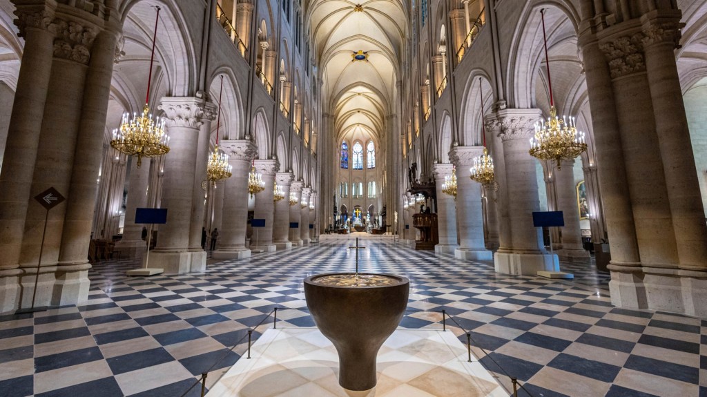 O que é agora na Catedral de Notre-Dame de Paris