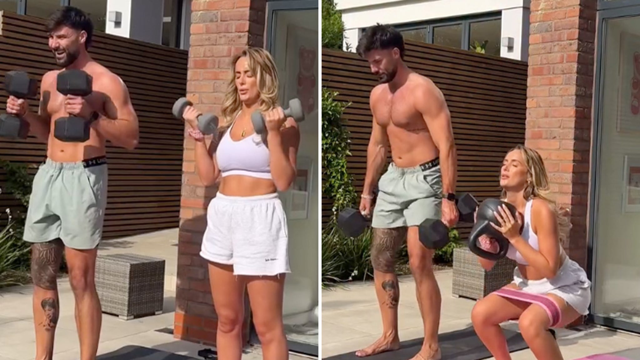 O treinamento inicial após a “ilha ilha da ilha” e o Liam.
