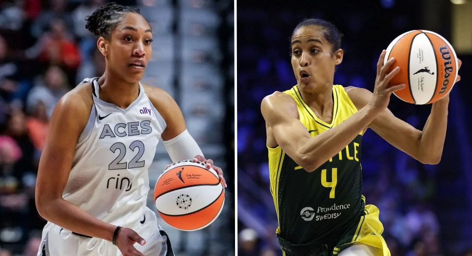 Para 25 de maio, Las Vegas Aces vs Seattle Storm Game Player Statistics e Box Score | 2025 WNBA temporada
