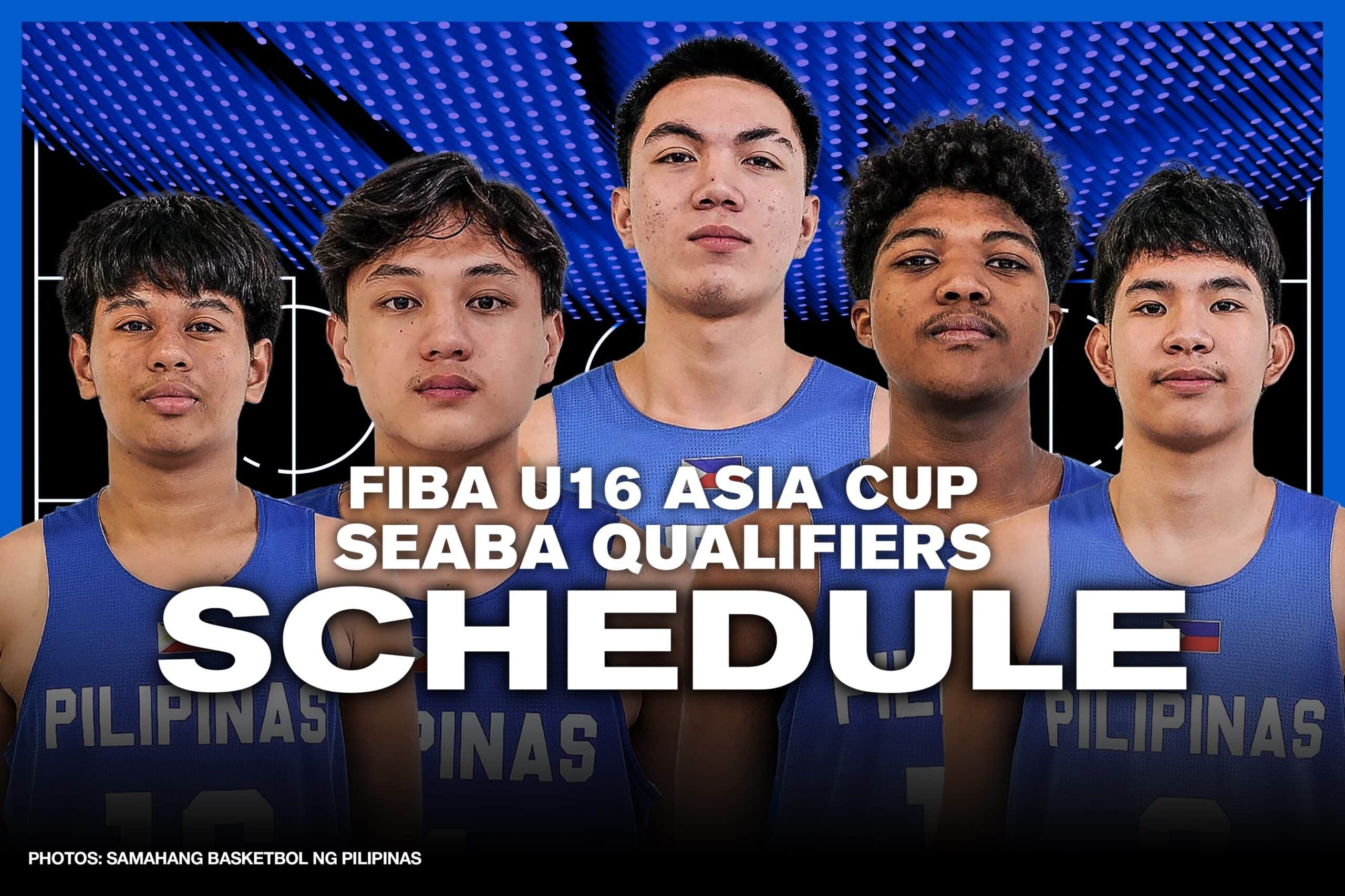 Programa: FIBA ​​U16 Copa asiática em Seabalar Gilas Pilipinas Youth