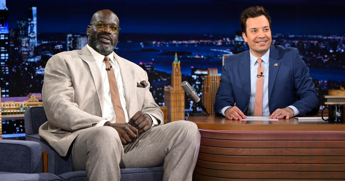 Shaquille O’Neal cai uma bomba em Jimmy Fallon: Um momento viral recente foi sobre o número 2