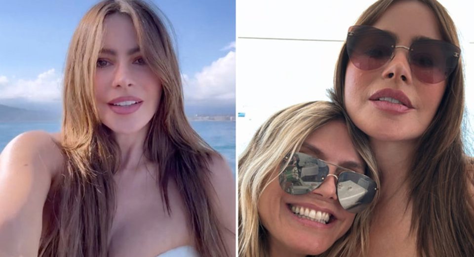 Sofia Vermary se encontrou com Heei Klum na final do Kannel na França