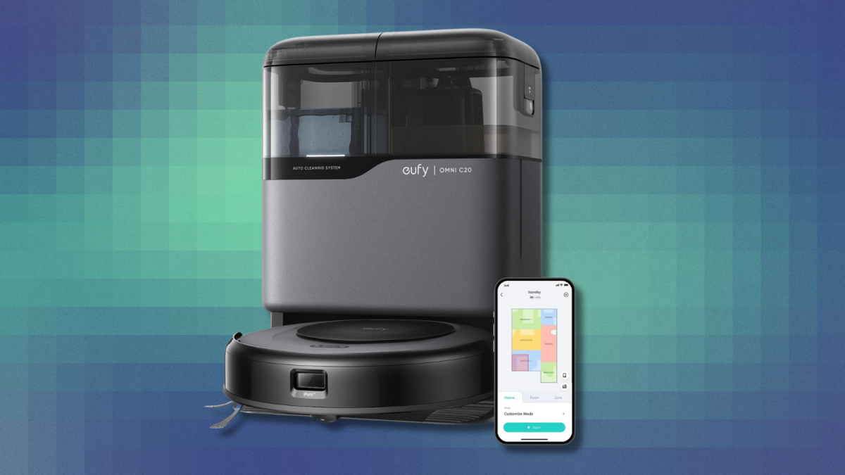Receba US $ 300 do robô EUFY Omni C20 -Holting e Mill na Amazon e deixe as tarefas