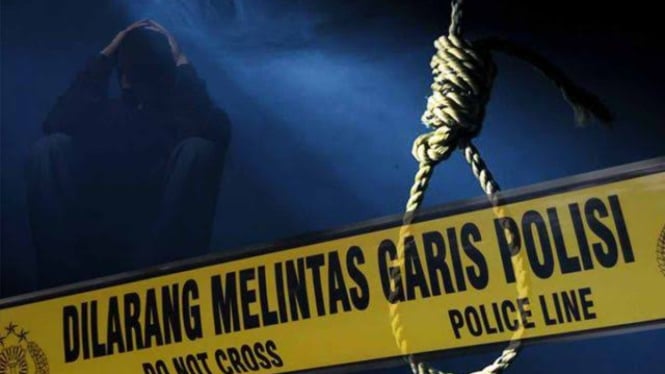 Uma semana no cargo, um diretor de escola em Gunungkidul foi morto para se enforcar