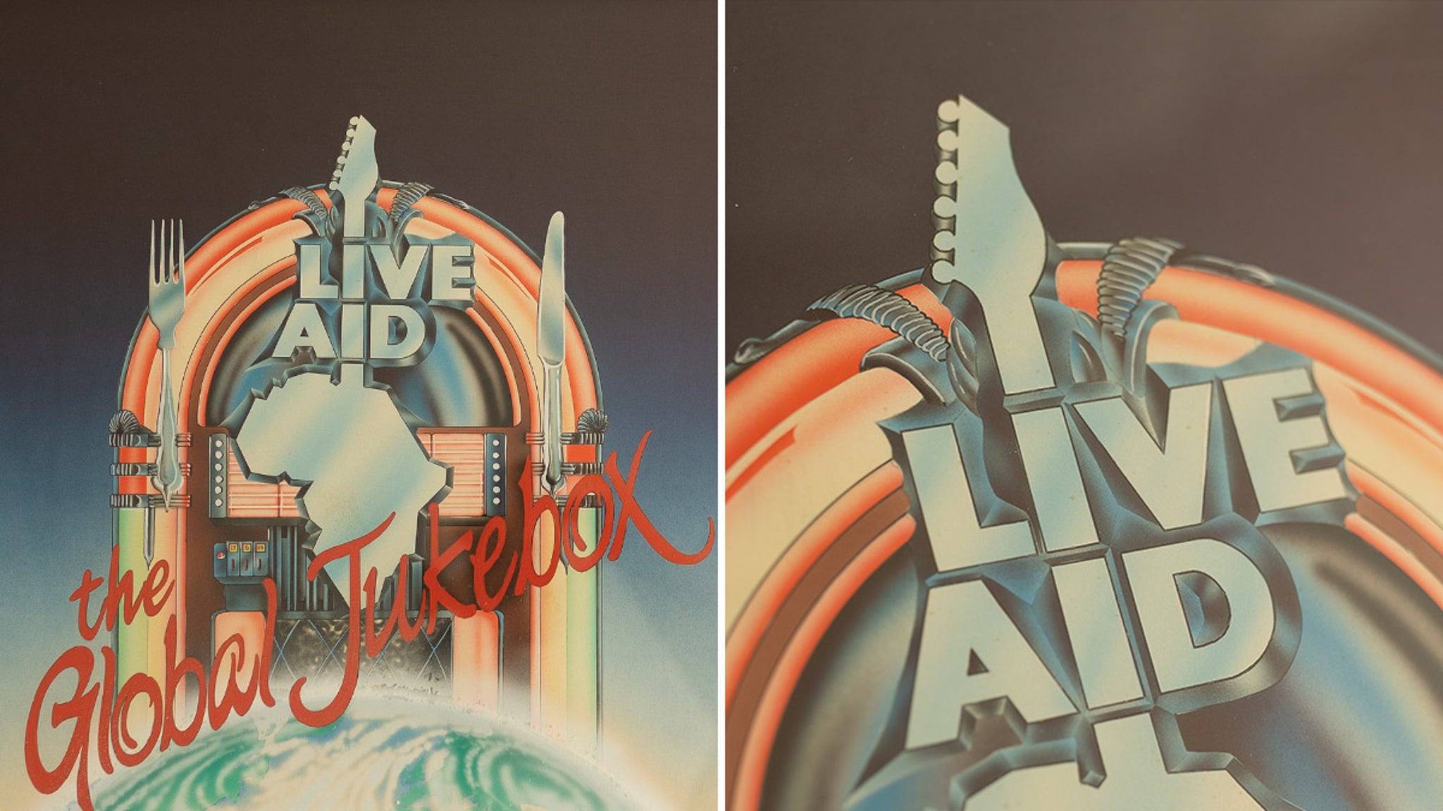 Deixando assistência ao vivo para o leilão de arte JKebox global original