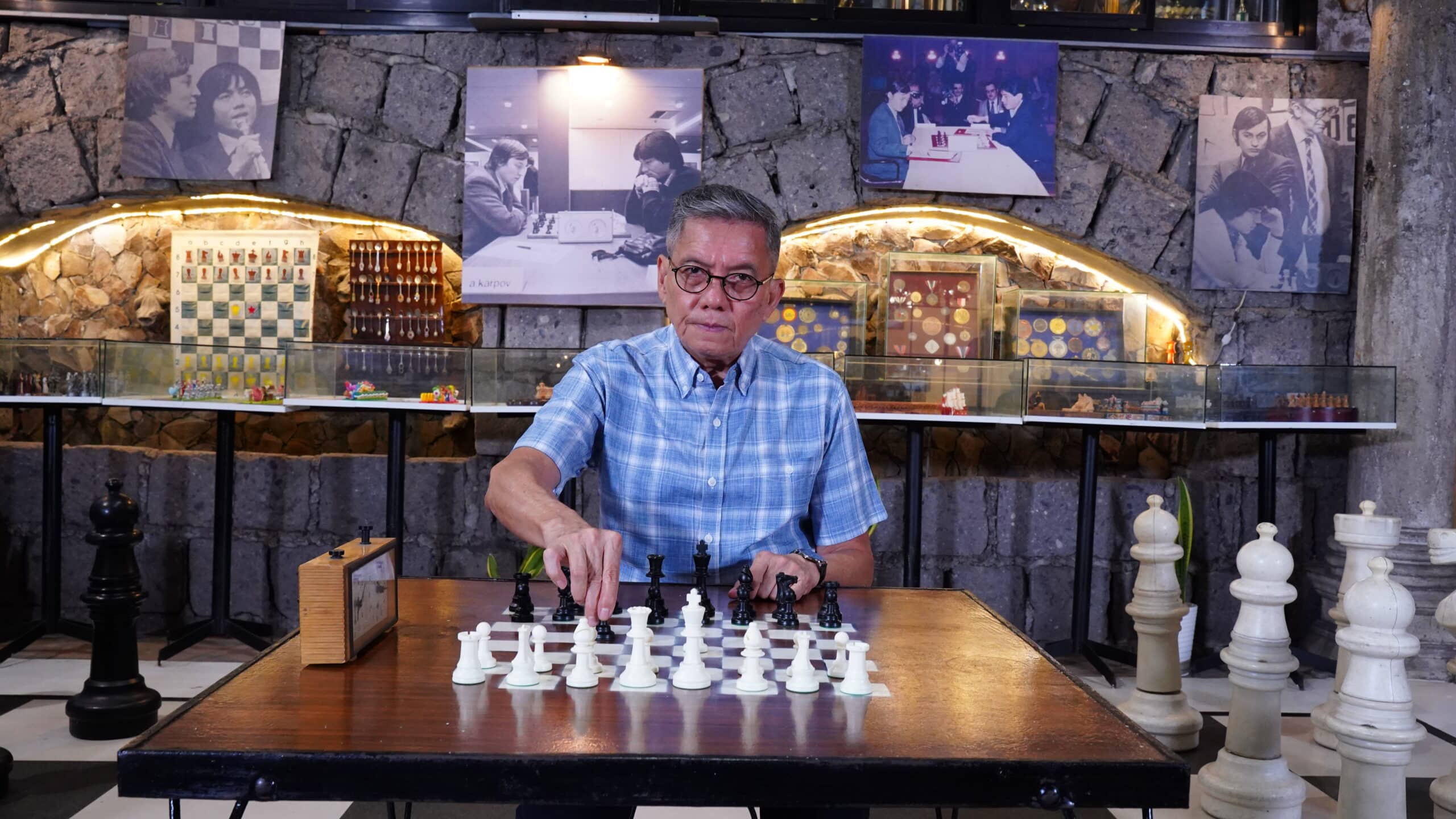 Eugene Torre, a face permanente do xadrez filipino